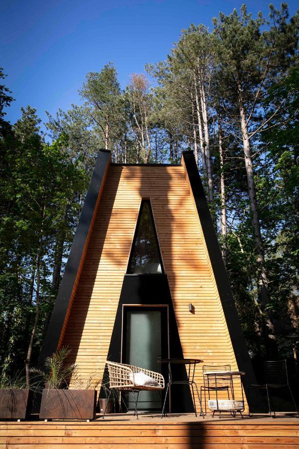Bain De Foret - Lodges Cosy & Spa Neufchâtel-Hardelot Exterior foto