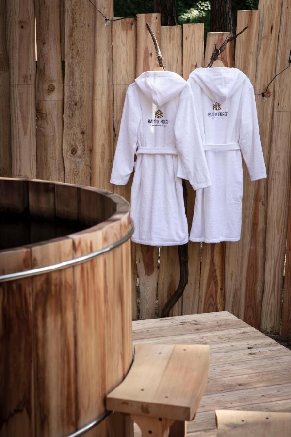 Bain De Foret - Lodges Cosy & Spa Neufchâtel-Hardelot Exterior foto