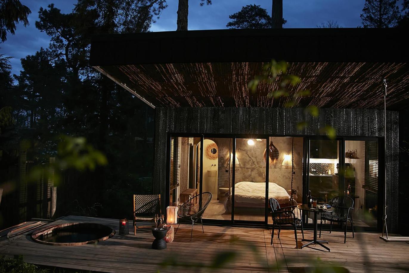 Bain De Foret - Lodges Cosy & Spa Neufchâtel-Hardelot Habitación foto